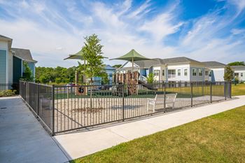 Fenced-In Playground Area